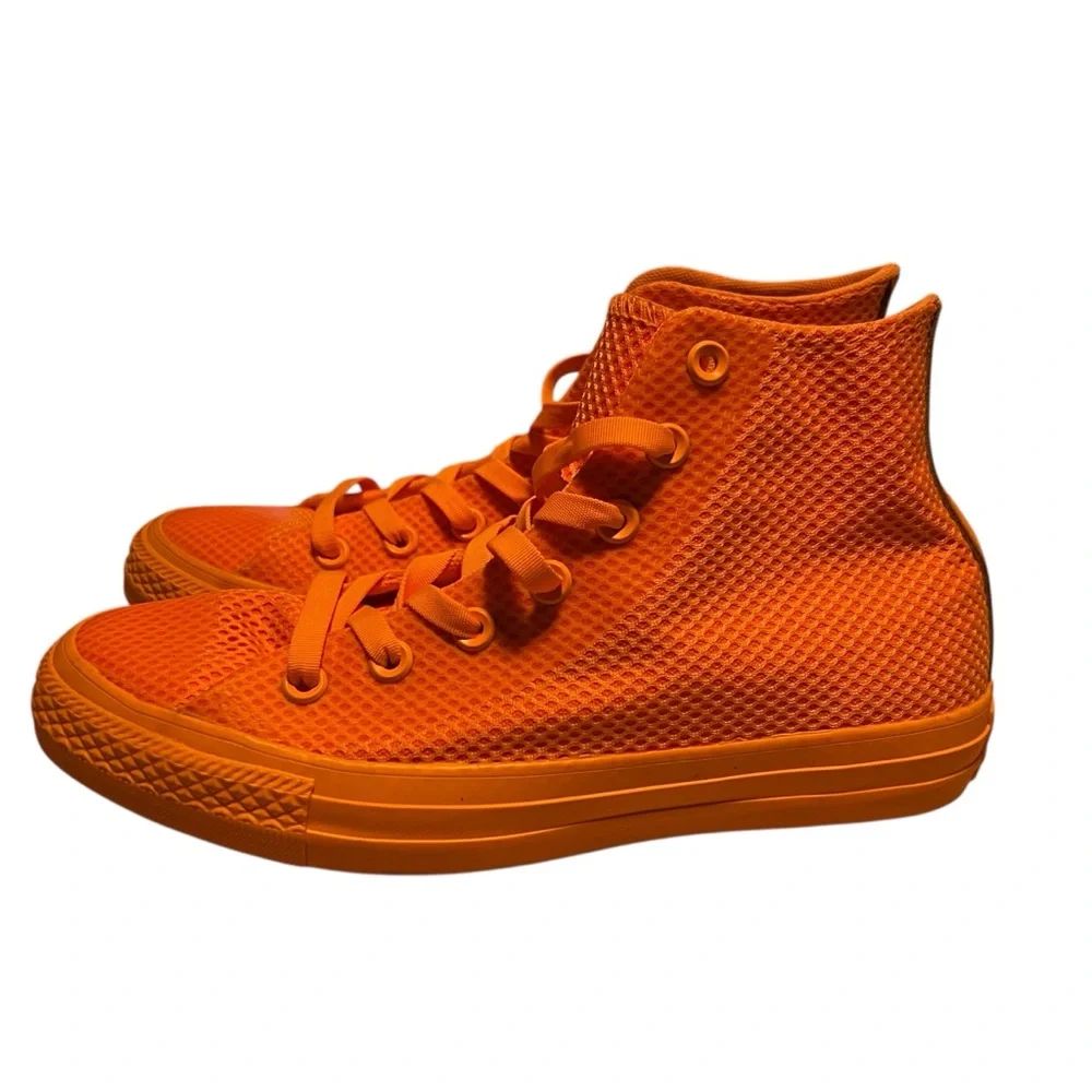 Converse All Star High-Top Sneakers – Bright Orange 🍊